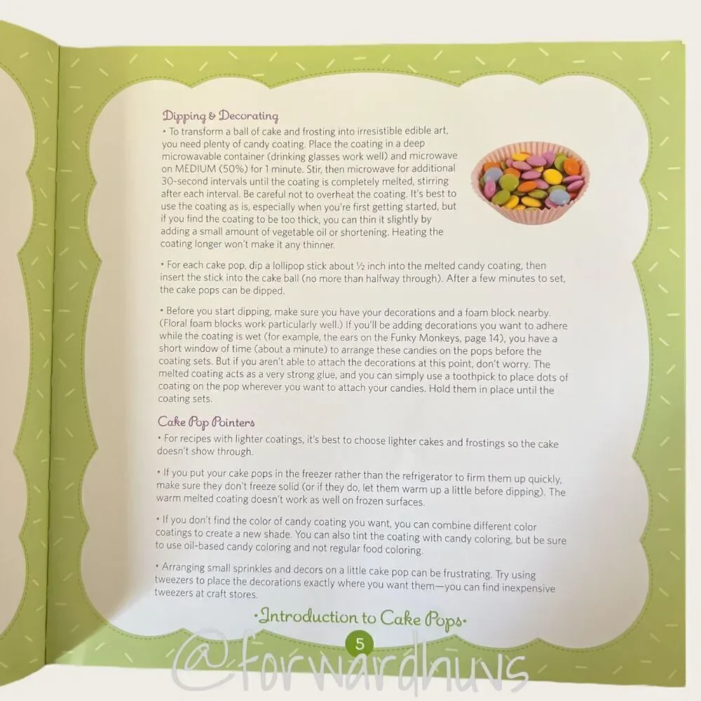 FUN STUFF Cake Pops & Mini Treats Hardcover Book